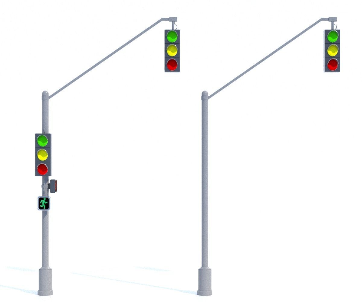 Street Elements Package JJ Low-poly 3D model_19