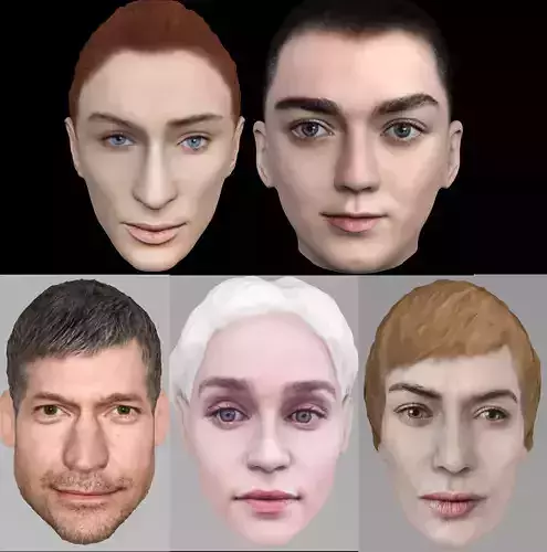 Game of Thrones pack Daenerys Cersei Arya Jamie Sansa