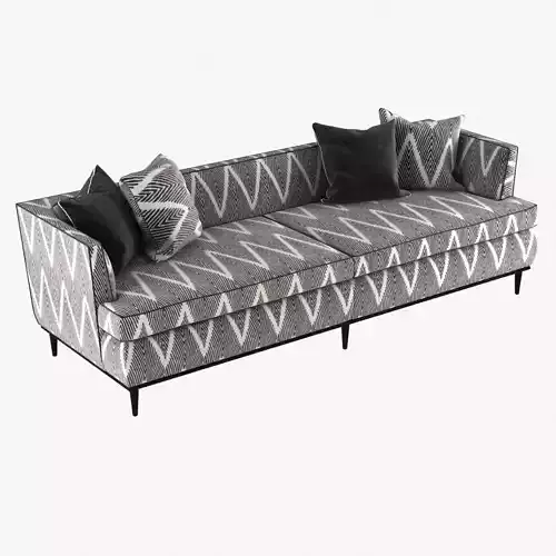 Monroe sofa by kate spade 3D model