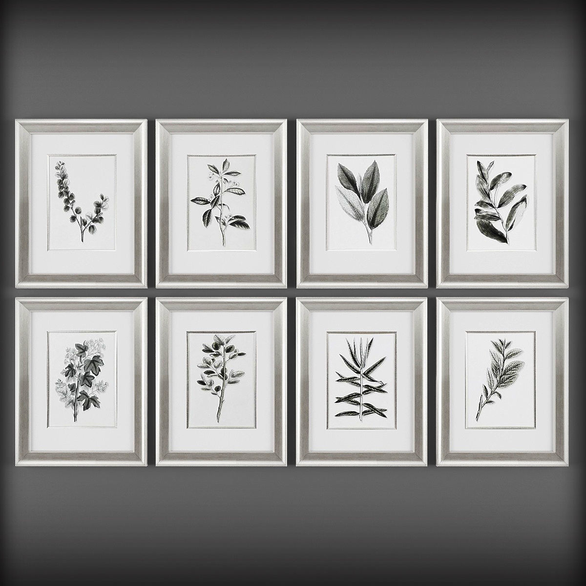 Picture Frames Low-poly 3D model_1