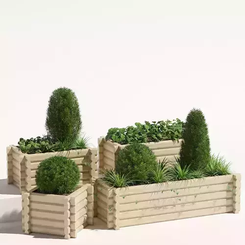 Buildround planter