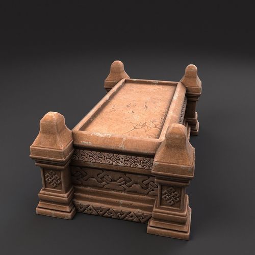 Celtic Sarcophagus 3D model