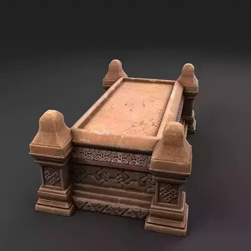 Celtic Sarcophagus 3D model