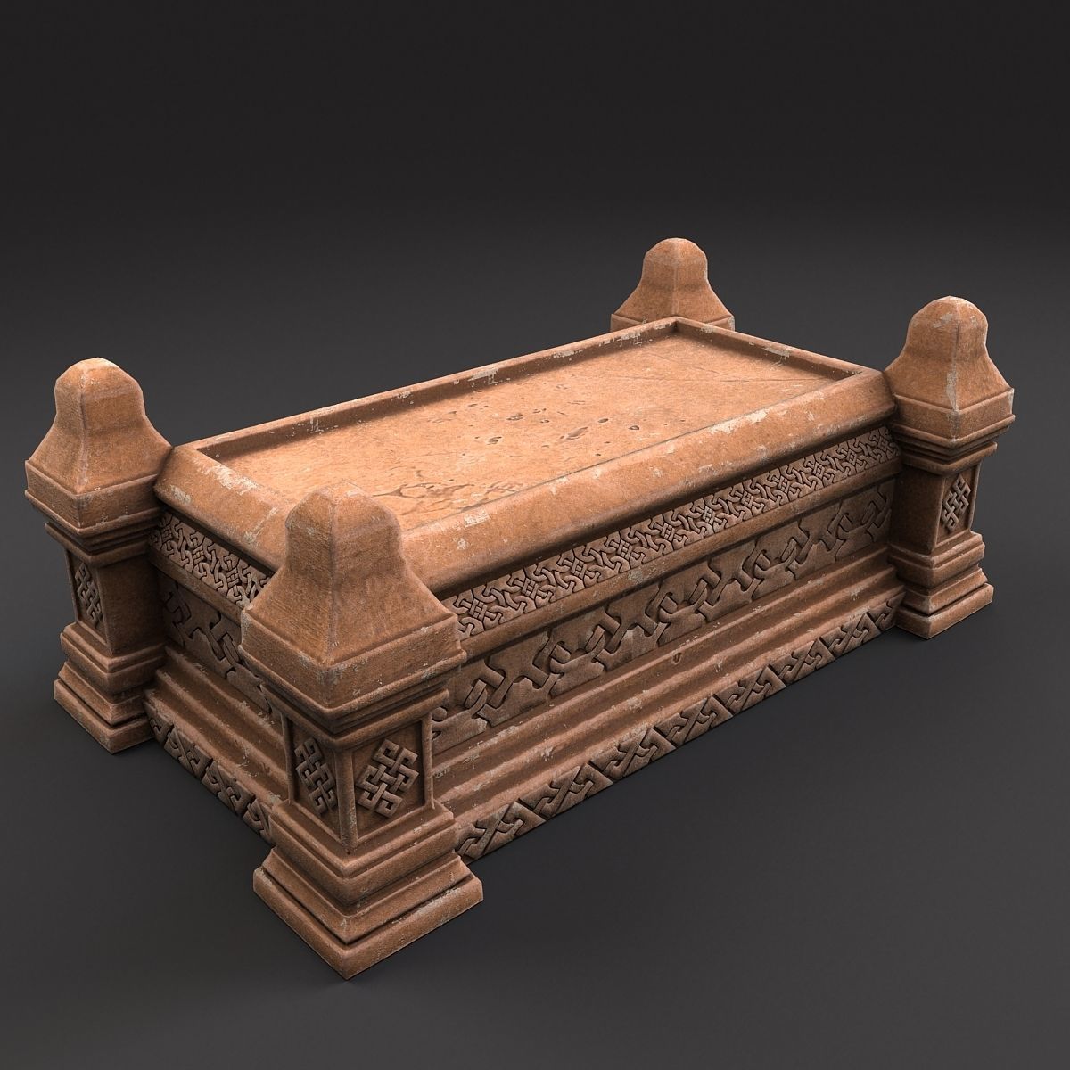 Celtic Sarcophagus 3D model_1