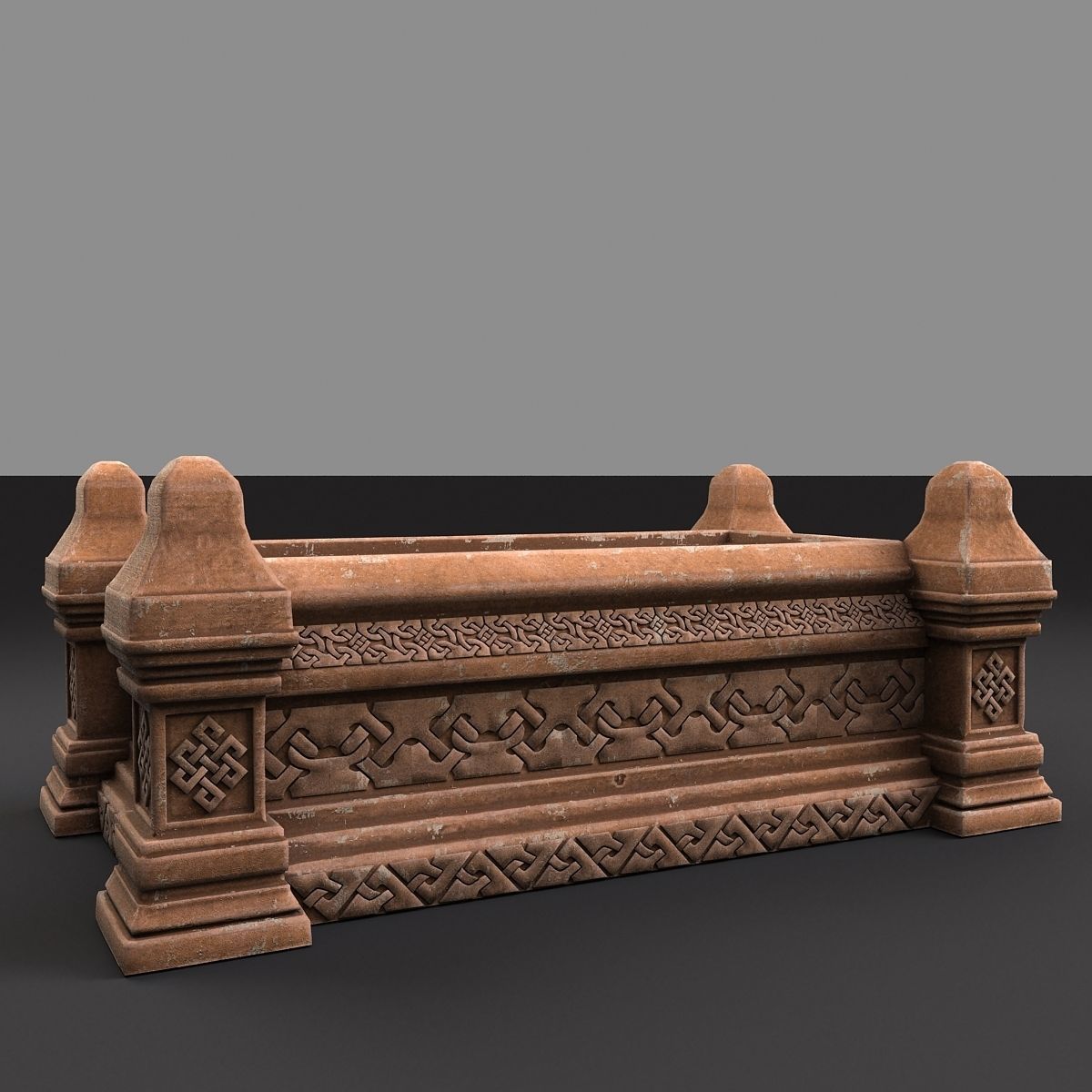 Celtic Sarcophagus 3D model_6