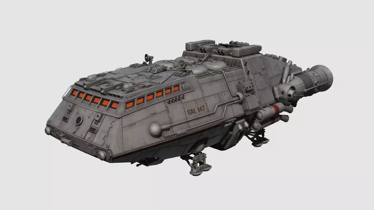 Colonial Shuttle 3D model_0