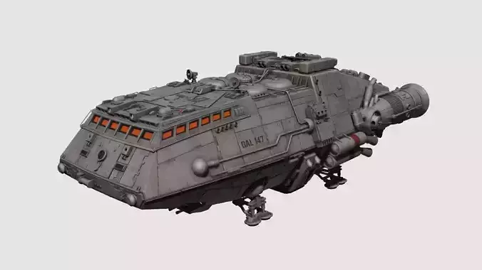Colonial Shuttle 3D model Colonial Shuttle 3D model
