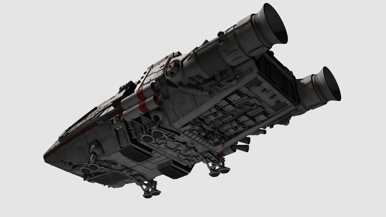 Colonial Shuttle 3D model_5