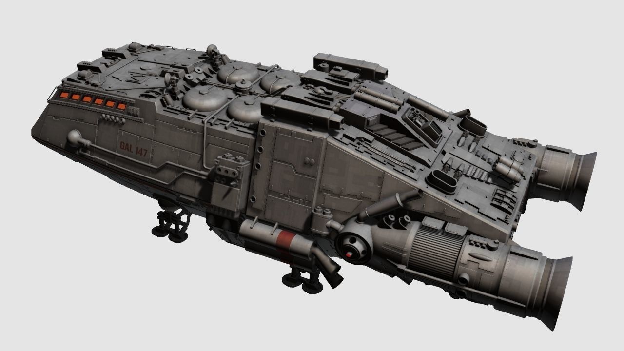 Colonial Shuttle 3D model_6