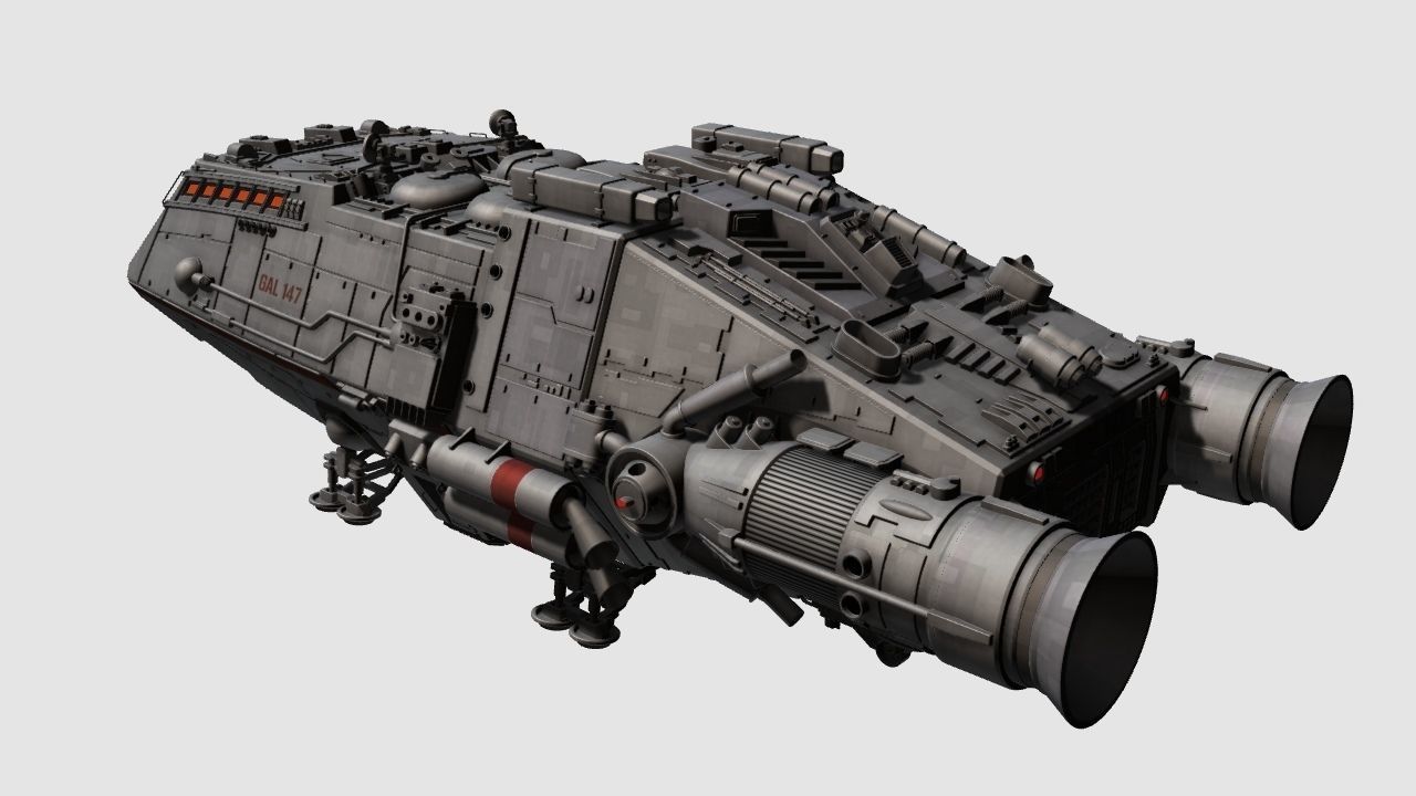 Colonial Shuttle 3D model_4