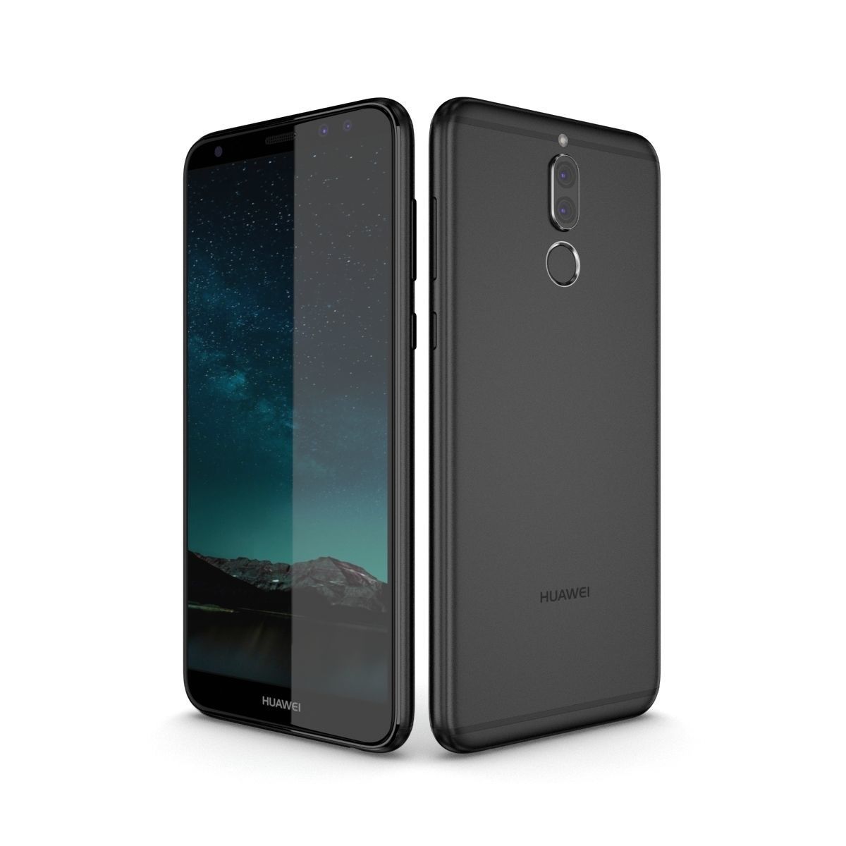 Huawei Nova 2i Black 3D model_4