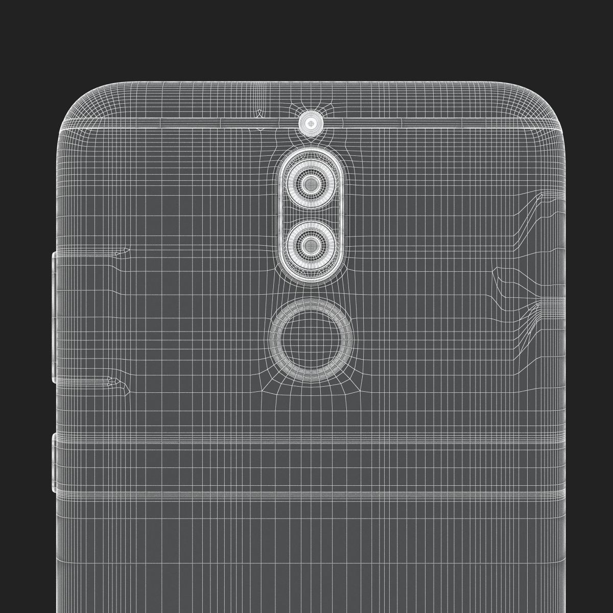 Huawei Nova 2i Black 3D model_20