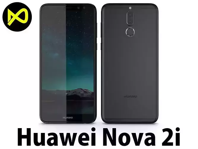 Huawei Nova 2i Black 3D model