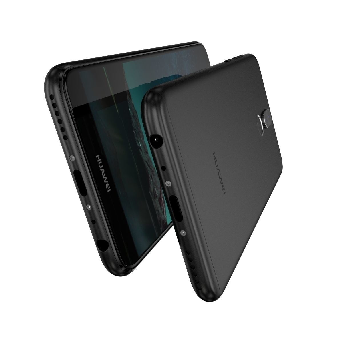 Huawei Nova 2i Black 3D model_10
