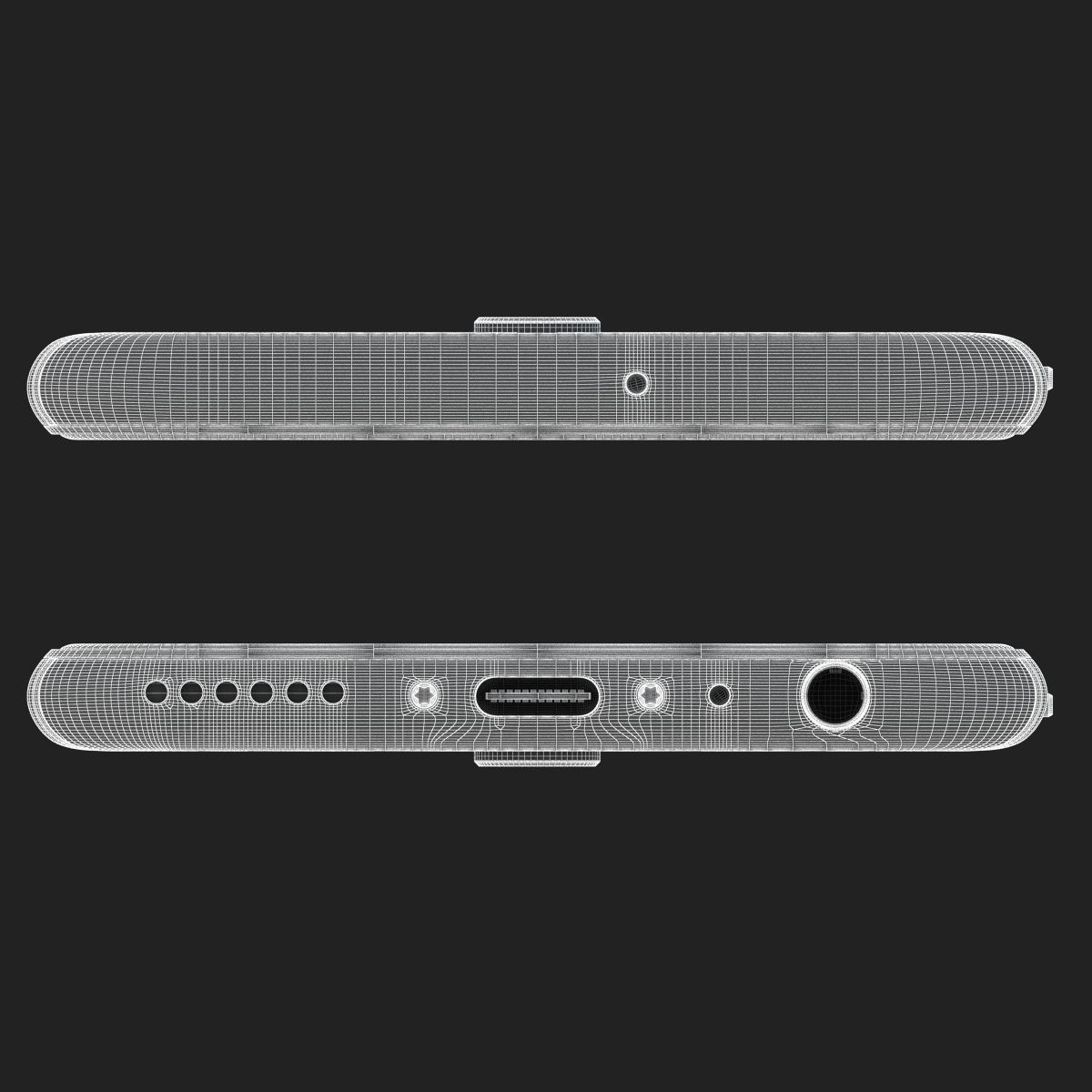 Huawei Nova 2i Black 3D model_14