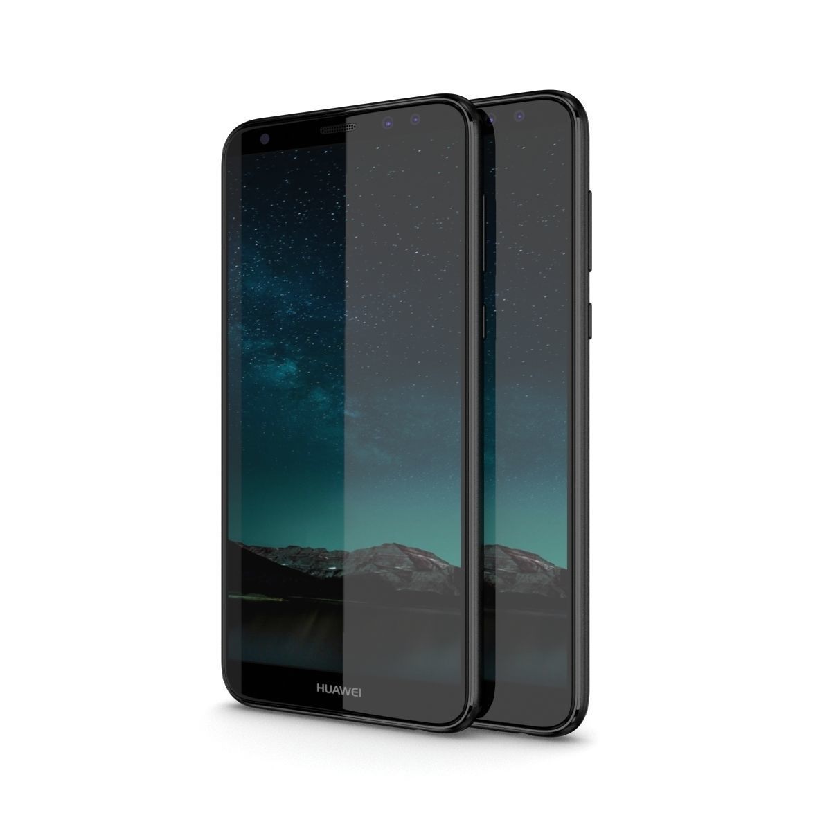 Huawei Nova 2i Black 3D model_3