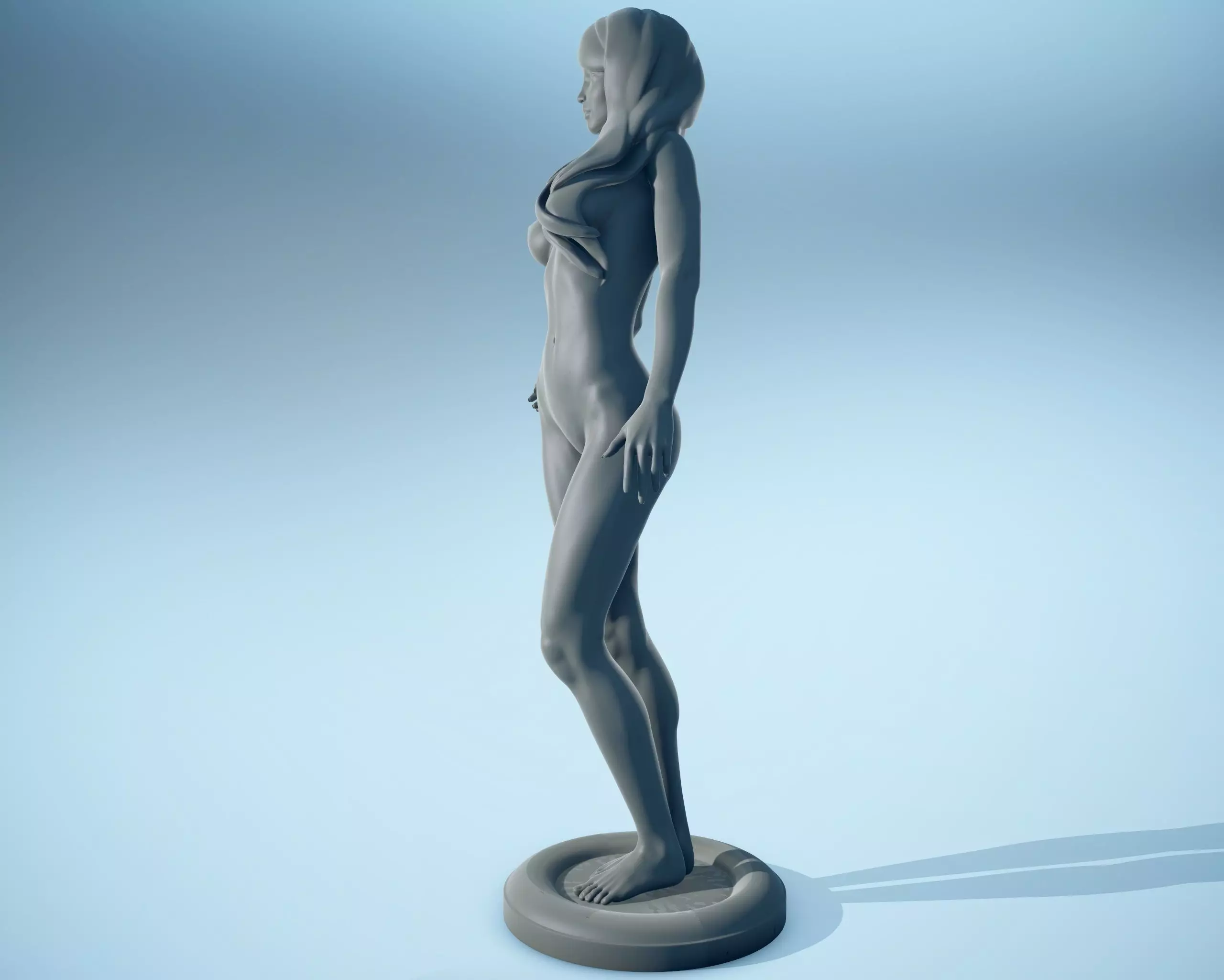 Print Girl 01 3D print model_0