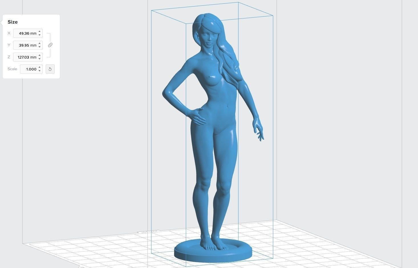 Print Girl 01 3D print model_10