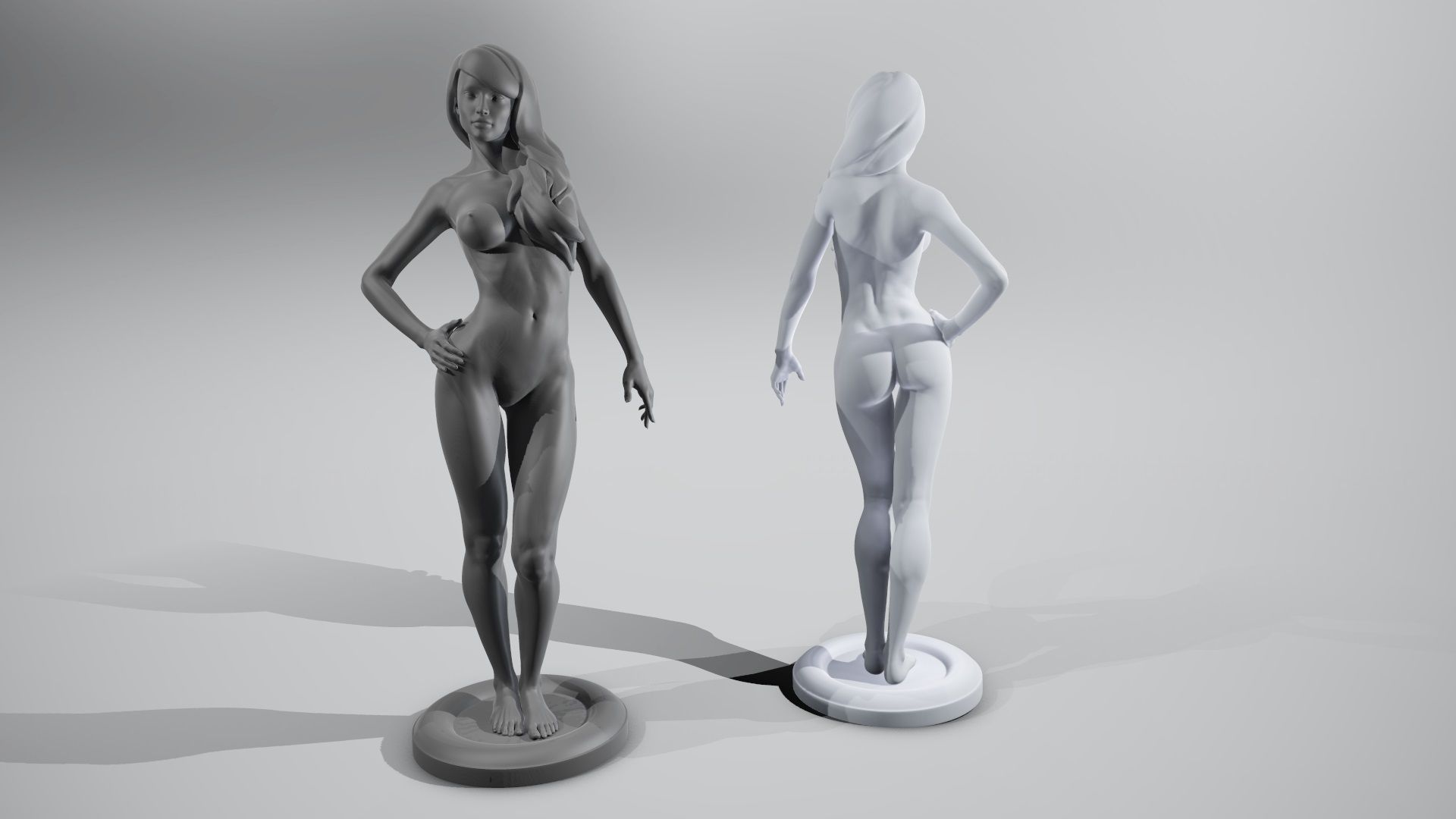 Print Girl 01 3D print model_3