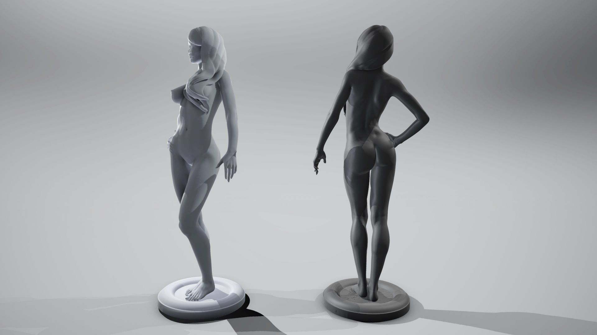 Print Girl 01 3D print model_2