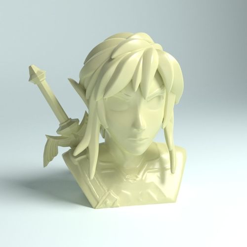 Link -Legend of Zelda- BOTW Bust 3D print model