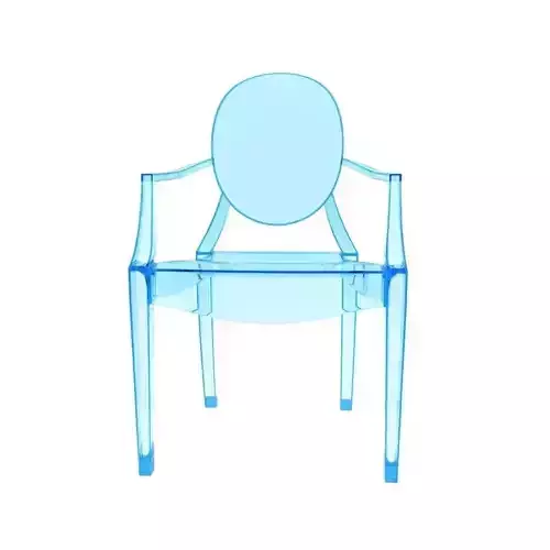 Kartell Louis Ghost Chair Low-poly 3D model