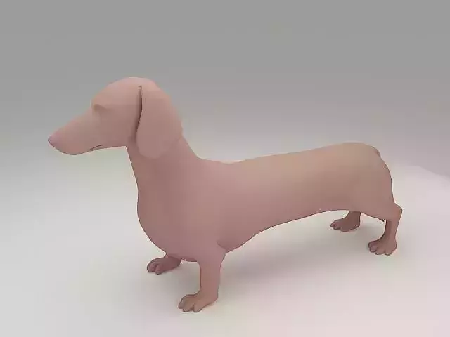 Dachshund 3D Model