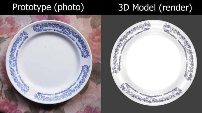 Russian porcelain plate