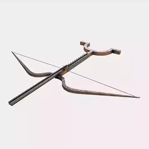 Bellybow - Bow and Arrow Low-poly 3D model
