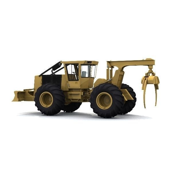 Log Splitter 3D model_3