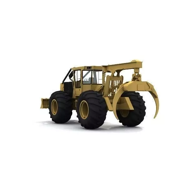 Log Splitter 3D model_0