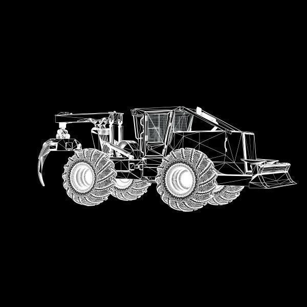 Log Splitter 3D model_11