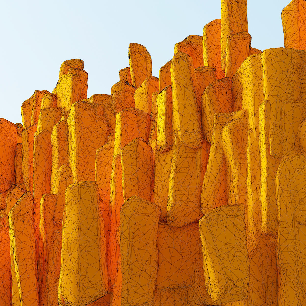 Rock stone collection n4 3D model_5