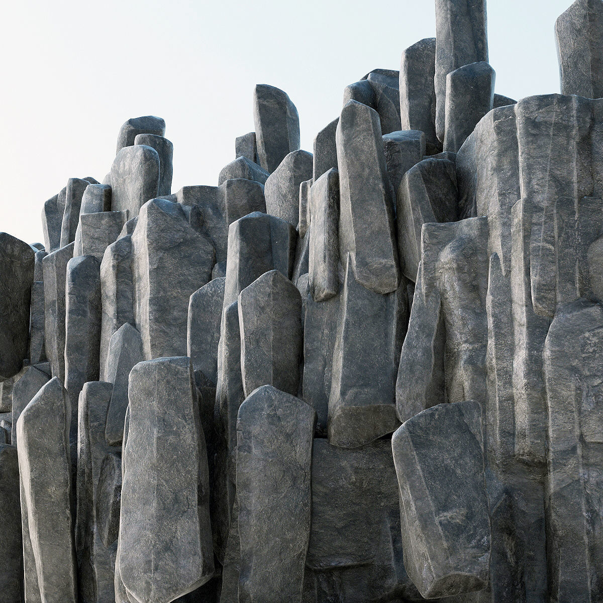 Rock stone collection n4 3D model_1