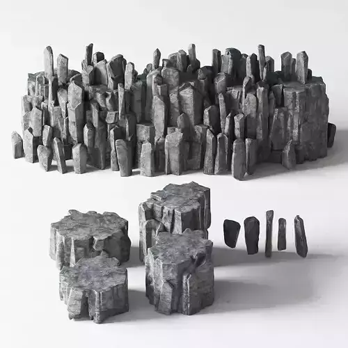 Rock stone collection n4 3D model