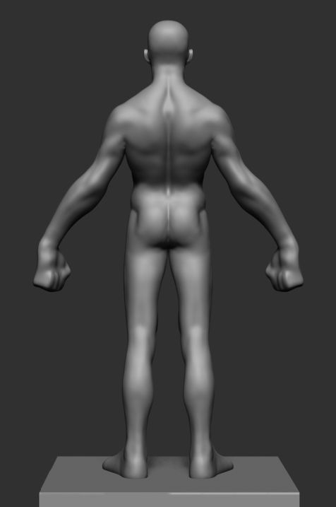 Stylized Male 3D model_2