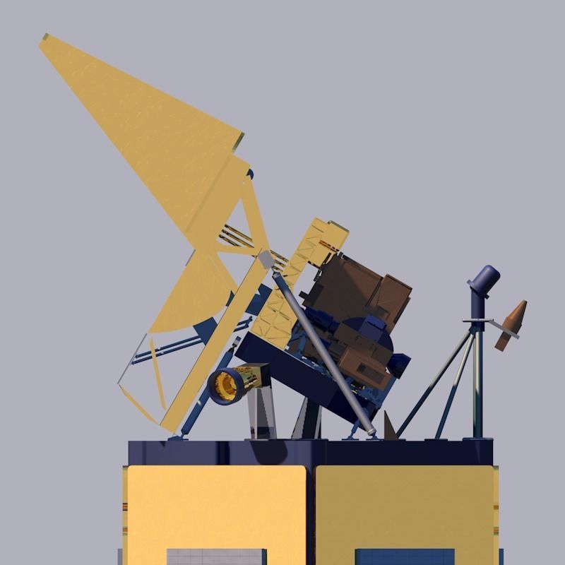 Sentinel 5-P - ESA pollution monitoring satellite 3D model_3