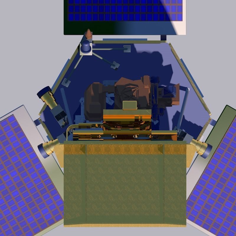 Sentinel 5-P - ESA pollution monitoring satellite 3D model_6