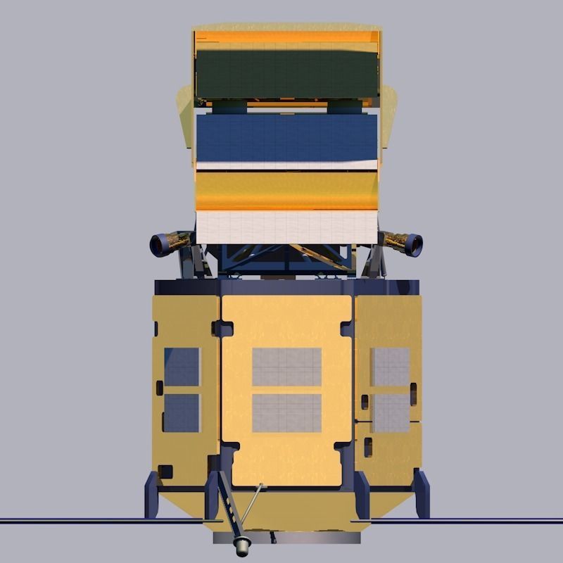 Sentinel 5-P - ESA pollution monitoring satellite 3D model_5