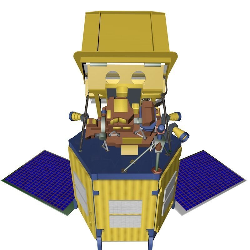 Sentinel 5-P - ESA pollution monitoring satellite 3D model_2