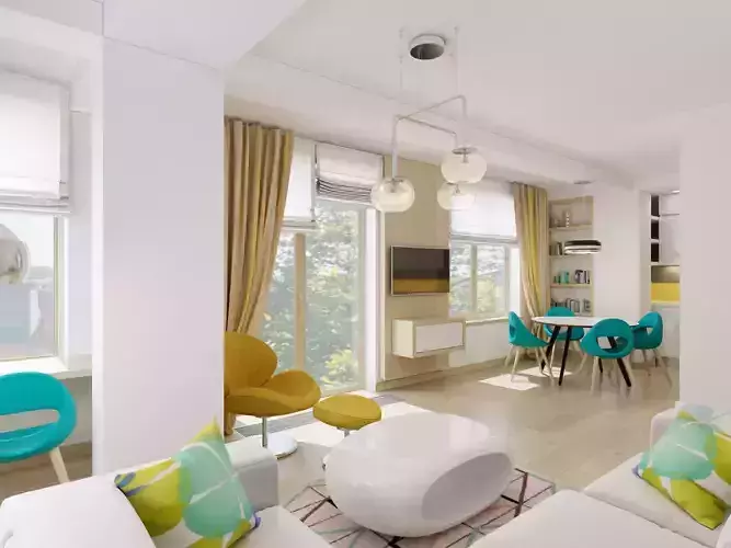 Interior modern apartment