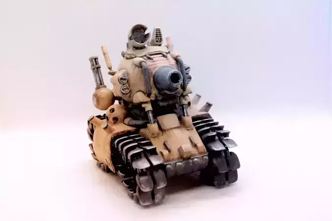Metal Slug tank 3D print model