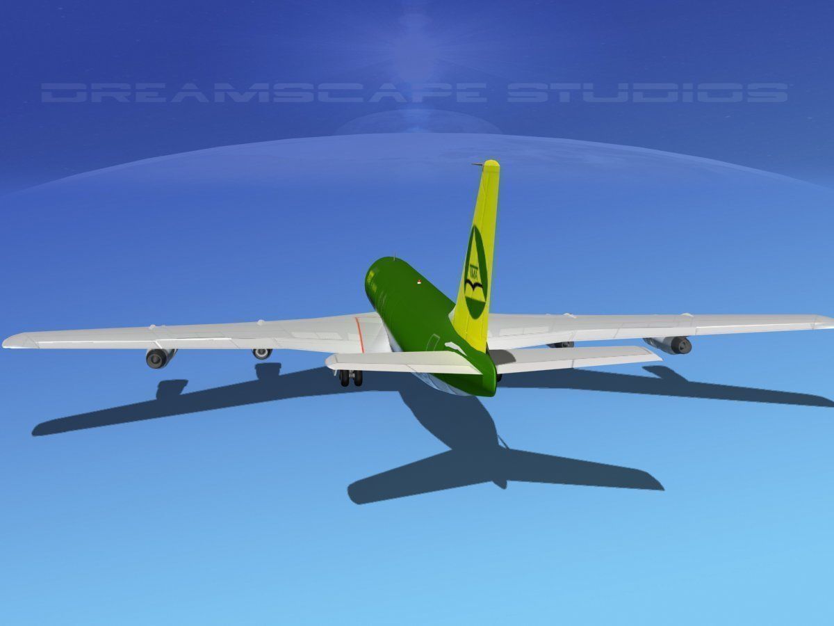 Boeing 707 Lebanon 3D model_3