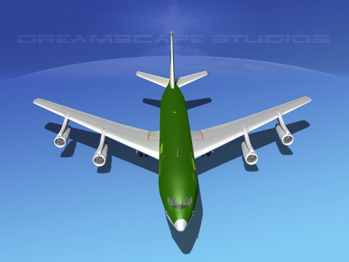 Boeing 707 Lebanon 3D model_8