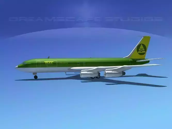 Boeing 707 Lebanon 3D model