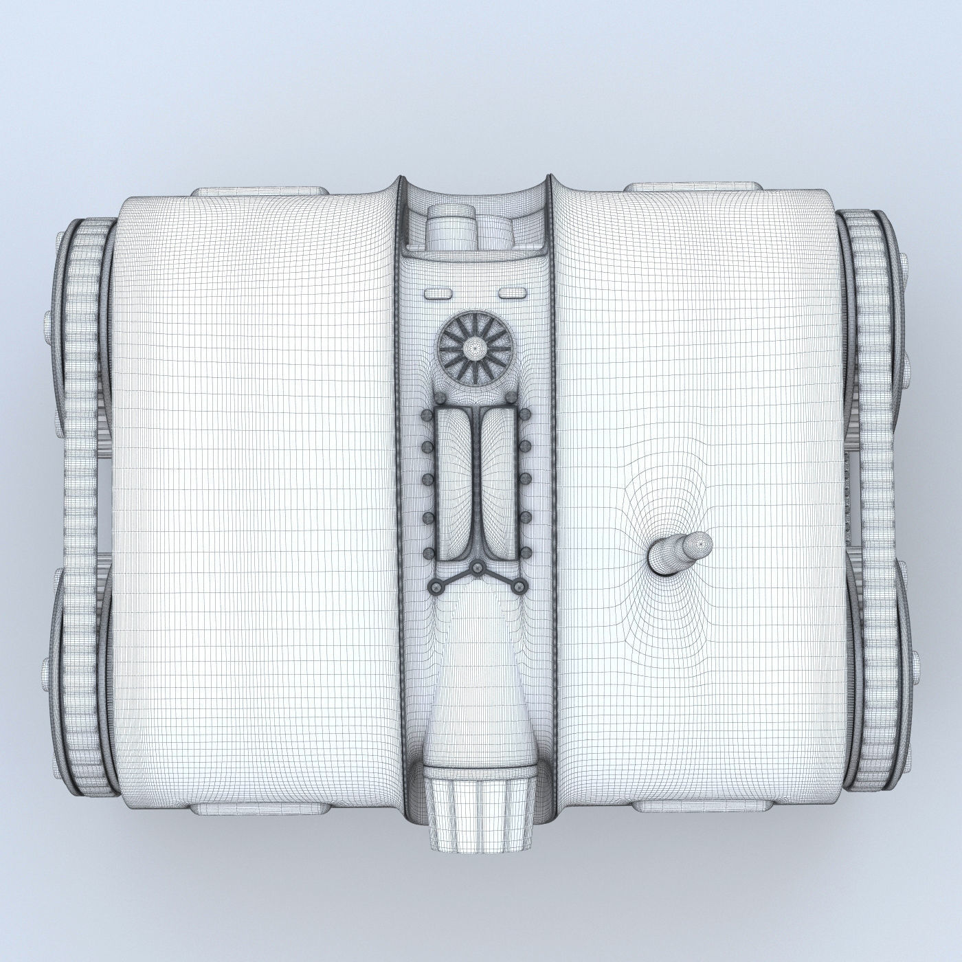 Rover Spy Tank 3D model_7