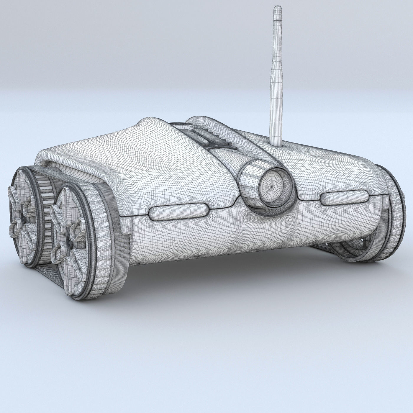Rover Spy Tank 3D model_8