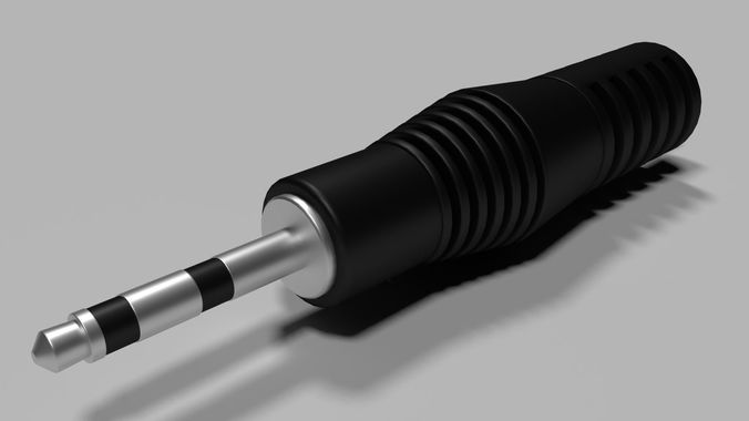 Stereo Mini Plug 3D model