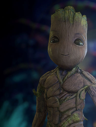 Baby Groot Low-poly 3D model