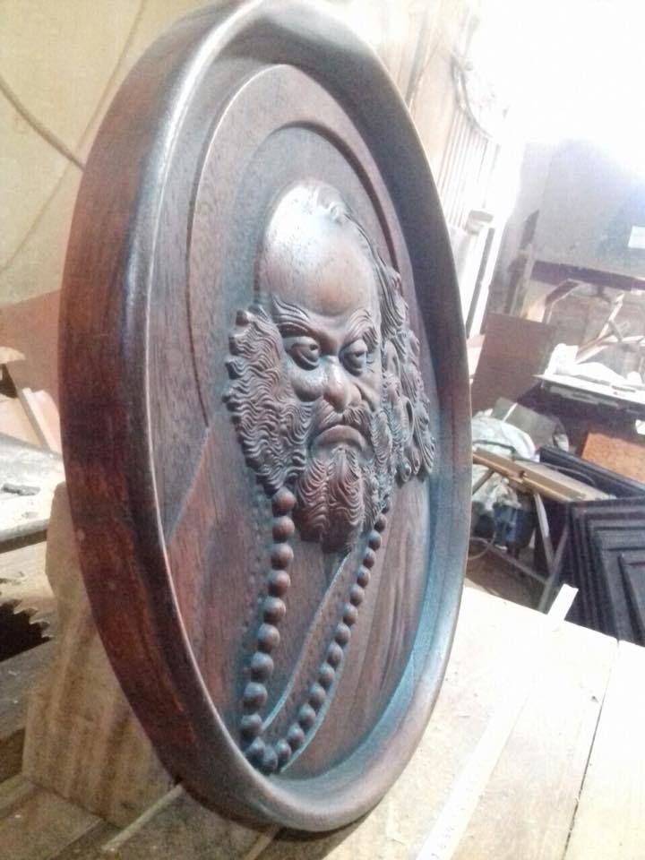 New 3D models CNC 3d Print relief in STL file format Bodhidharma 3D print model_19